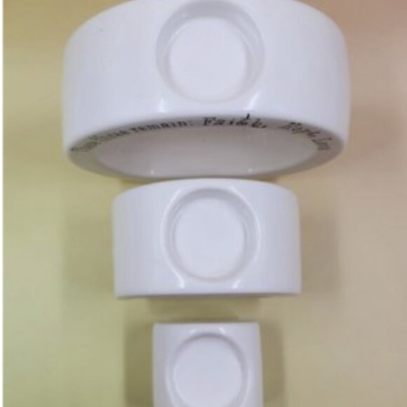 3 piece candle holder set - Faith, Hope, Love - Picture 3 of 5